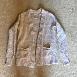 Tan cardigan from Anne Taylor Loft